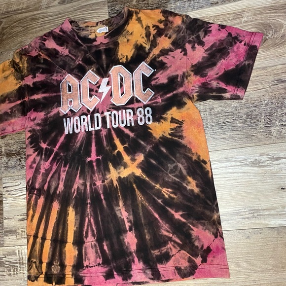 AC/DC Tie Dye Band Tee - Picture 4 of 7